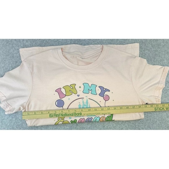 In My Engaged Era Disney Princess T-Shirt Womens Small Light Pink Short Sleeve - Picture 5 of 6